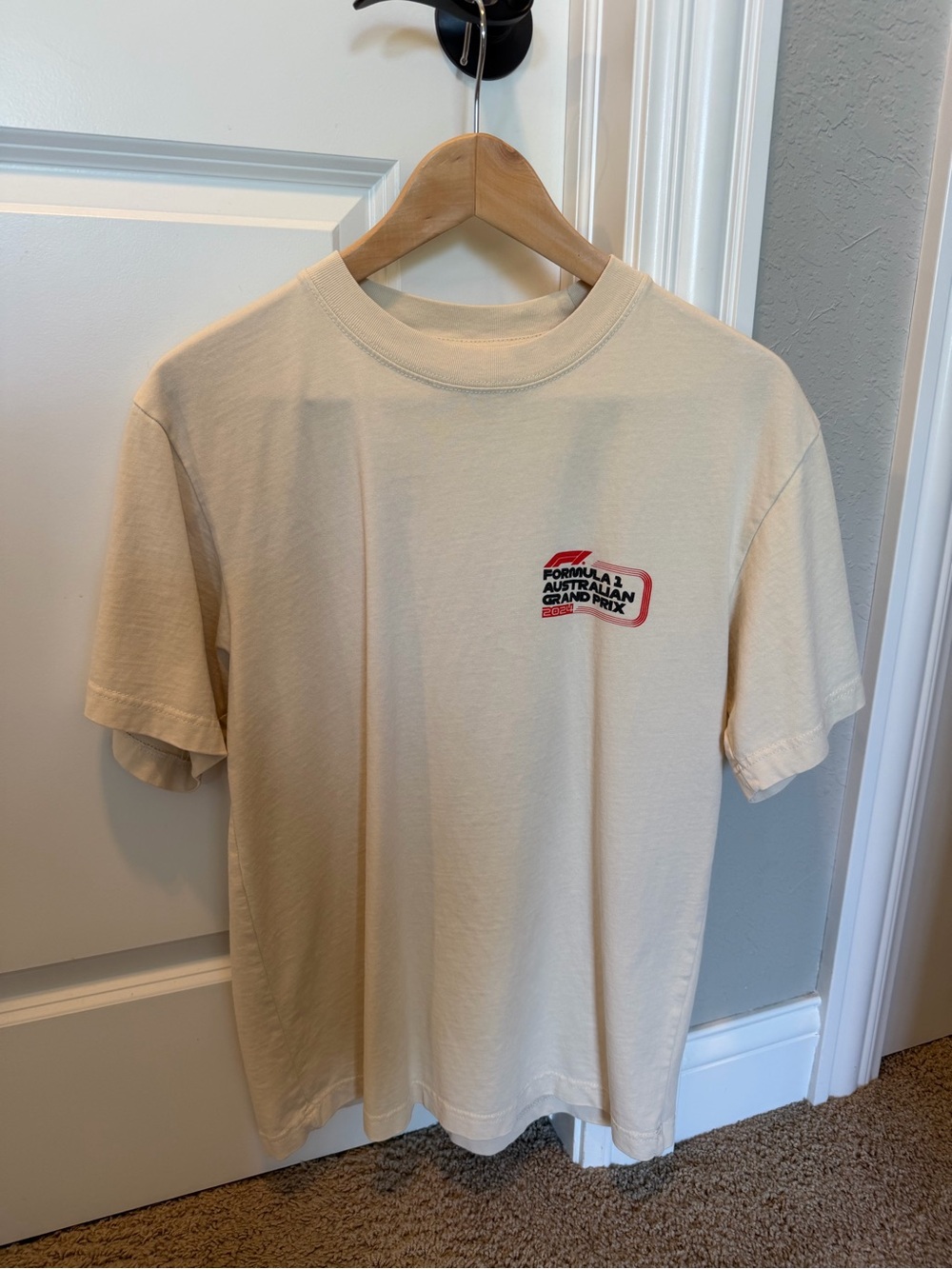 PacSun Cream Formula 1 Australian Grand Prix Logo Tee